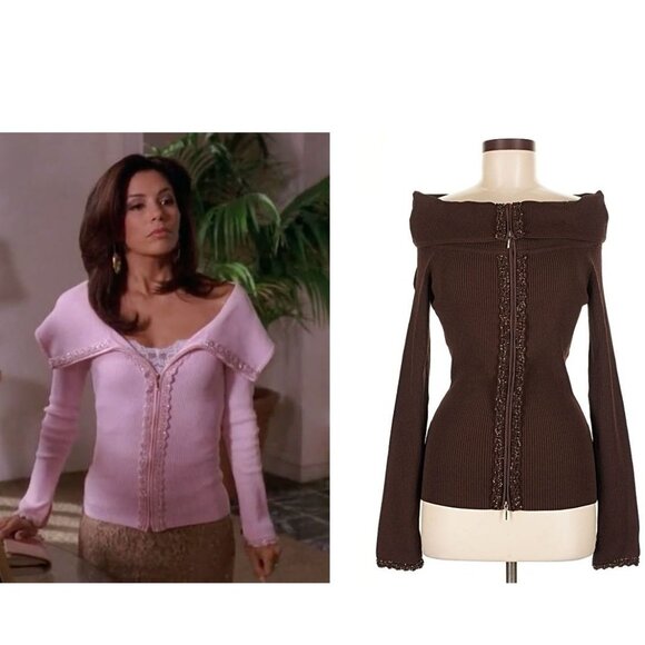 ASO GABRIELLE SOLIS DESPERATE HOUSEWIVES ALT Color Top Sweater RARE - Picture 1 of 7